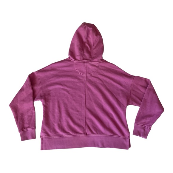 Carhartt Women’s Loose Fit Hoodie – Size Large (Magenta Pink & Aqua Logo) - Picture 3 of 5